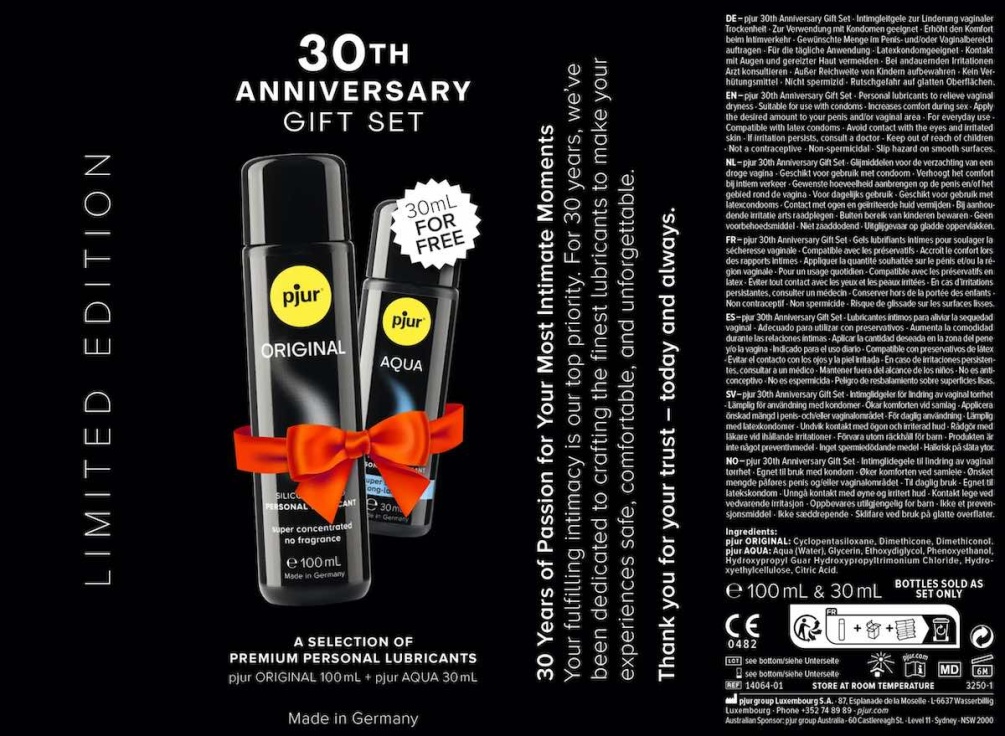 Celebrate 30 years of passion and quality with the pjur 30th... Pjur - 30th Anniversary Gift Set photo-2