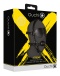 Ouch - Xtreme Head Harness w Solid Ball Gag - Black photo-7