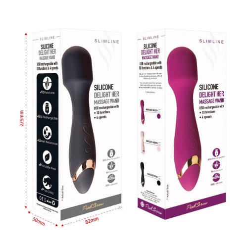 Erokay - Delight Her Wand Massager - Burgundy 照片