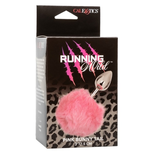 CEN - Running Wild Bunny Tail Plug - Pink photo