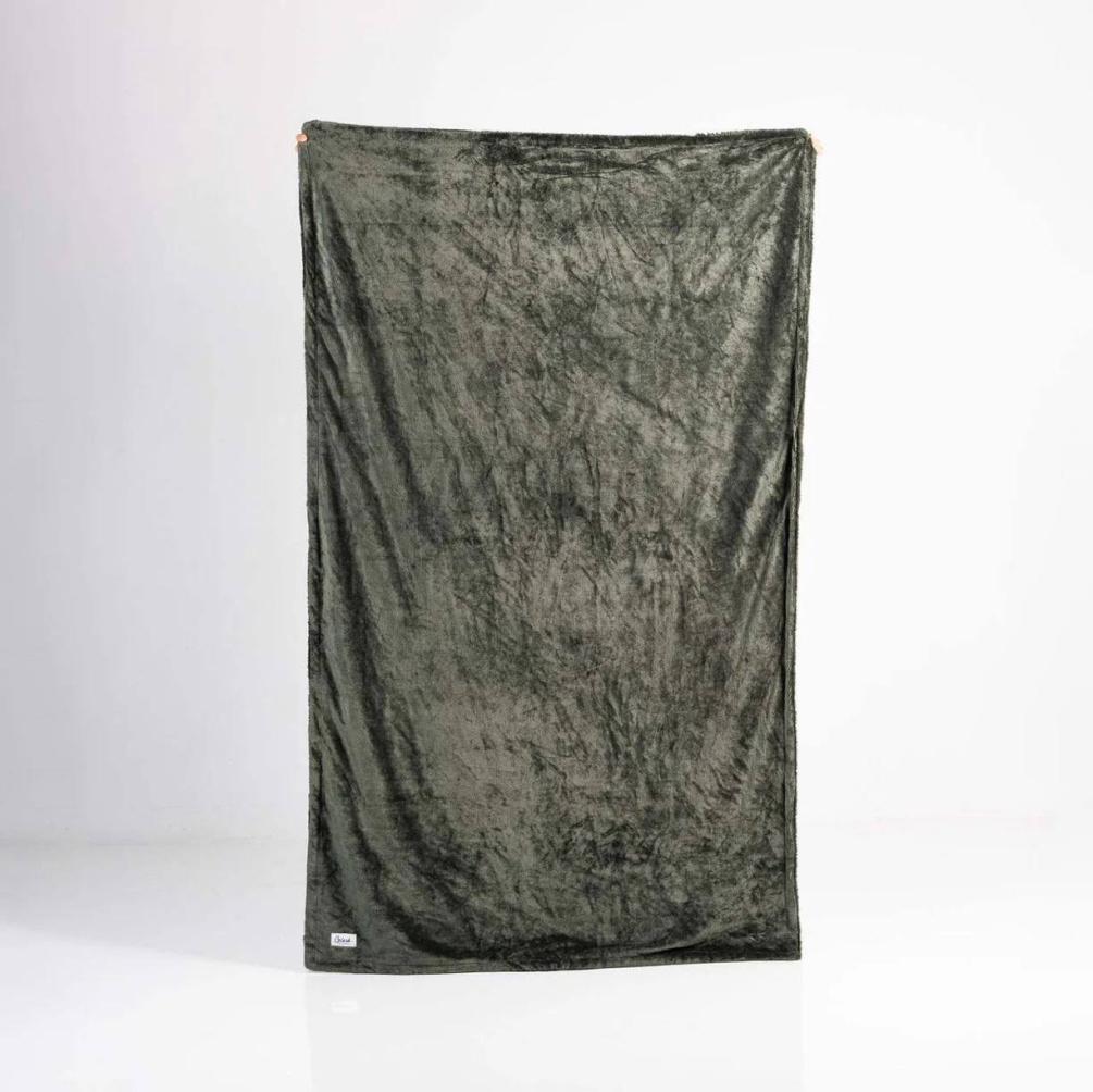 Splash Blanket - Furlush Non Bonded - Army - M photo-3
