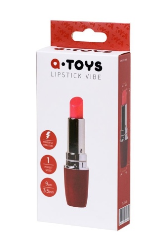 A-Toys - Lipstick Vibro Massager - Red photo