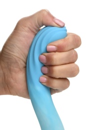 Simply Sweet - Rippled Dildo - Blue photo