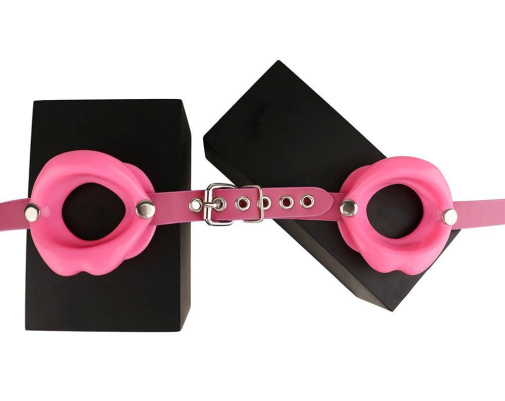 FAAK - Lips Nipple Clamps - Pink  photo
