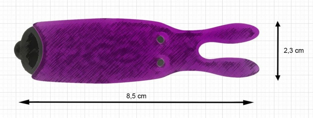 Take your new mini vibe wherever you go for on the spot plea... Adrien Lastic - Lastic pocket vibe - Pink photo-6
