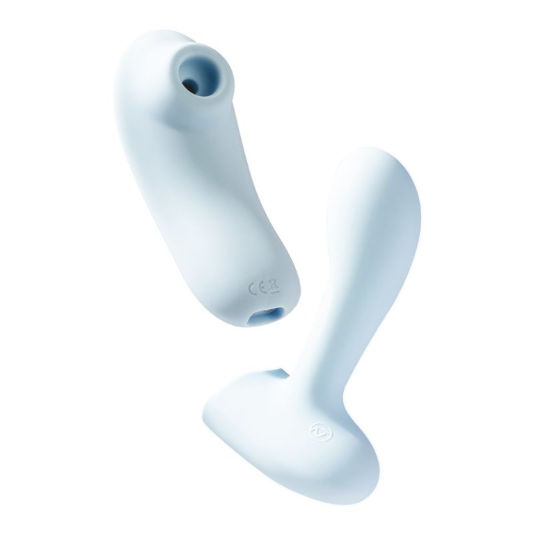 Nomi Tang - Night Fever 穿戴式遙控 2合1 吸吮震動器 - 藍色 照片