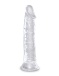 King Cock - 8" Realistic Cock - Clear photo