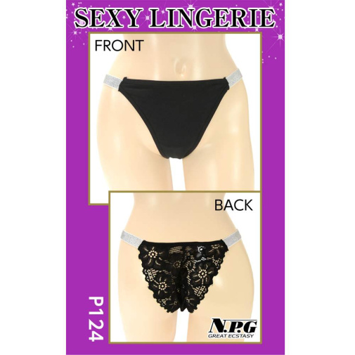 NPG - P124 Sexy Panties - Black 照片