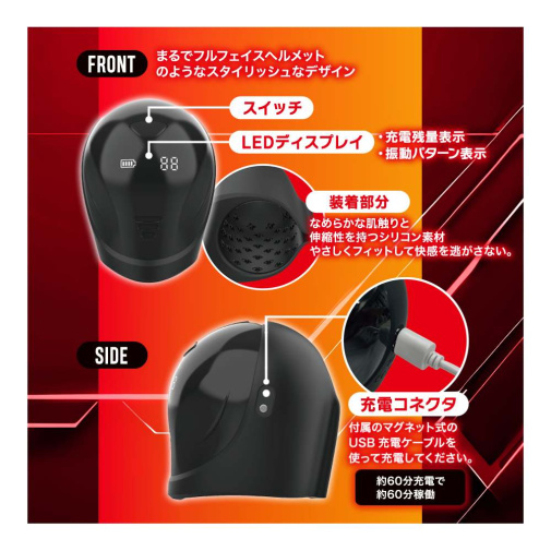 T-Best - Ona Rider Vibro Masturbator - Black photo