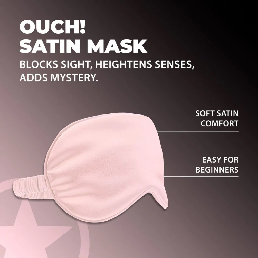 Ouch - Satin Eye Mask - Powder Pink 照片-2