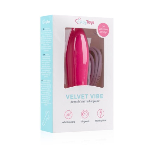 Easytoys - Velvet Vibe Bullet - Pink photo