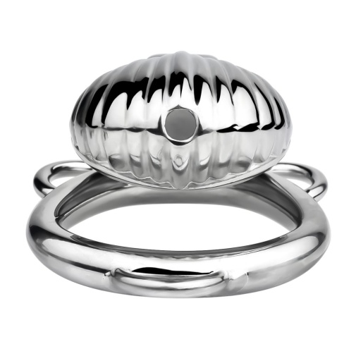 FAAK - Shell Chastity Cage 45mm - Silver 照片