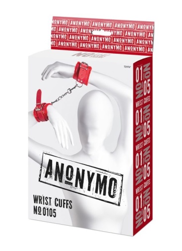 Anonymo - Handcuffs - Red photo