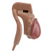 FAAK - Penis Cage w Belt & Plug - Black photo-6