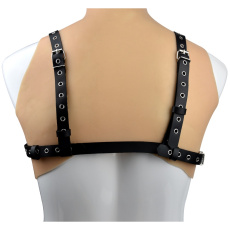 FAAK - Breast Bondage Belt - Black 照片