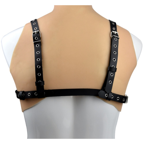 FAAK - Breast Bondage Belt - Black 照片