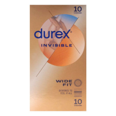 Durex - Invisible Ultra Thin L-size Condoms 10's Pack photo