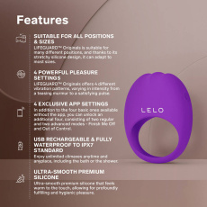 Lelo - Lifeguard Orginals 可APP控震動陰莖環 - 紫色 照片