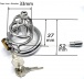 FAAK - Chastity Cage 01 w Catheter 45mm - Silver photo-11