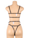 Ohyeah - Embroidery Bra Set - Black - XL photo-5