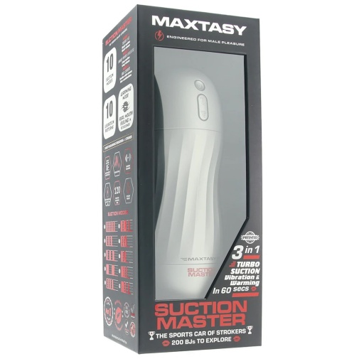 Maxtasy - Suction Master Realistic Masturbator - Clear photo