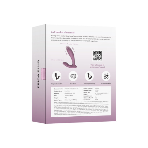 SVAKOM - Erica Plus APP控制穿戴式震动器 - 浪漫玫瑰 照片