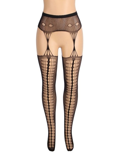 Ohyeah - Sexy Fishnet Pantyhose - Black - 3XL 照片