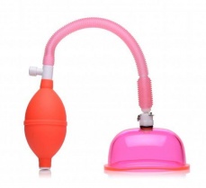 Size Matters - Vaginal Pump w Small Cup - Pink photo