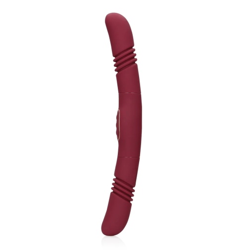 Loveline - Double Sided Thrusting Vibrator - Red 照片