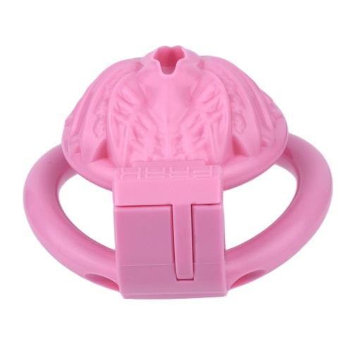 FAAK - Resin Pussy Chastity Cage - Pink 照片