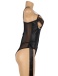 Ohyeah - Hollow Out Restraint Teddy - Black - 5XL photo-8