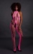 Ouch - Glow In Dark Bodystocking - Pink photo-3