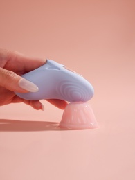 SVAKOM - Echo 2 APP Flexible Finger Vibrator - Sky Blue photo