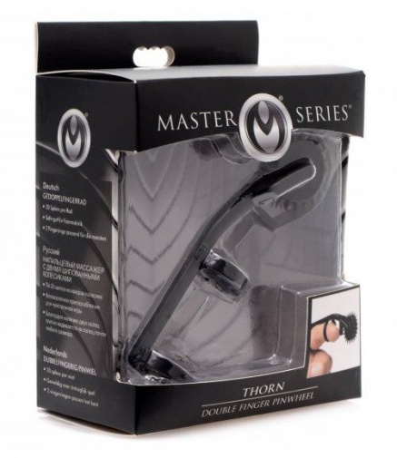 Master Series - Thorn Double Finger Pinwheel - Black photo