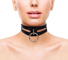 Rouge - Leather Fashion Bondage Collar 照片
