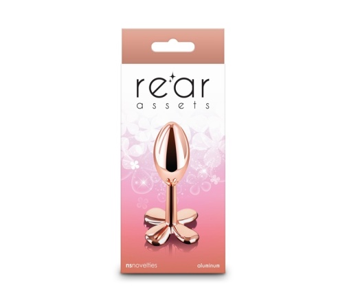 NS Novelties -  Rear Assets Clover Plug - Rose Gold photo