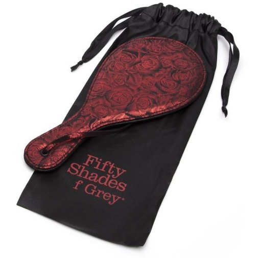 Fifty Shades of Grey - Sweet Anticipation Round Paddle - Red photo