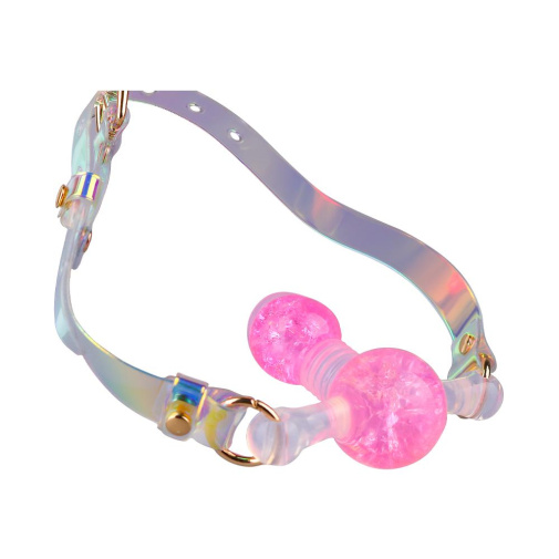 FAAK - Crystal Bite Ball Gag S - Pink 照片