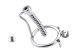 MT - Urethral Catheter Cock Cage - Silver photo-5