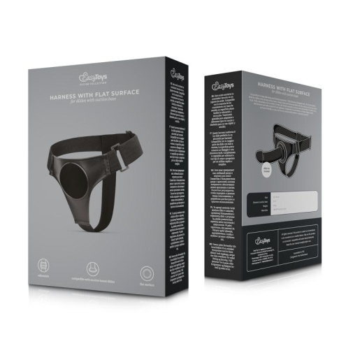 Easy Toys - 吸盘底座穿戴式束缚带 - 黑色 照片