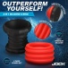Jock - 2-in-1 C-Ring Stretcher - Black/Red 照片-2