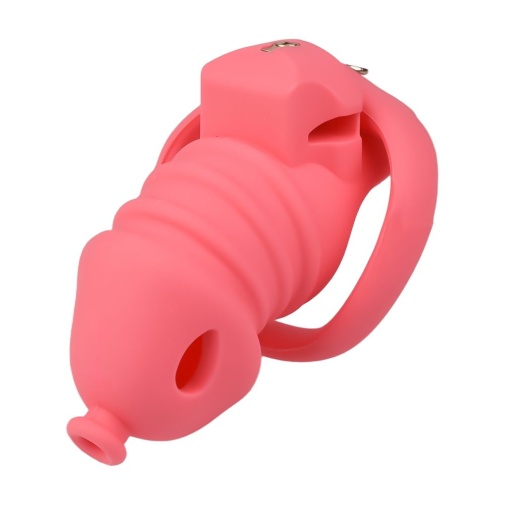 FAAK - Long Resin Chastity Cage - Red 照片