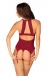 Obsessive - Ivetta Corset & Thong - Ruby - L/XL photo-2