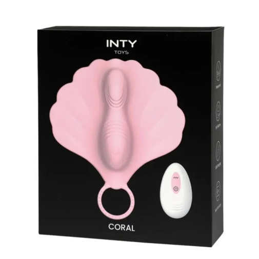INTY - Coral Lay On Vibrator - Pink photo