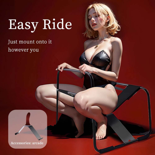 MT - Sex Stool Patch Base - Black 照片