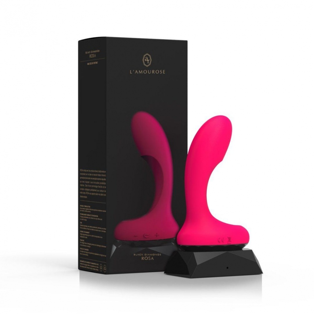 L'Amourose Rosa breaks the mold of traditional intimate ... Lamourose - Rosa G-Spot Vibe - Cerise photo-9