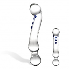 Glas - 6″ Curved G-spot Glass Dildo photo