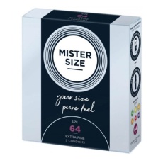 Mister Size - Condoms 64mm 3's Pack photo