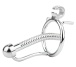 FAAK - Chastity Cage w Urethral Plug - Silver 照片-8