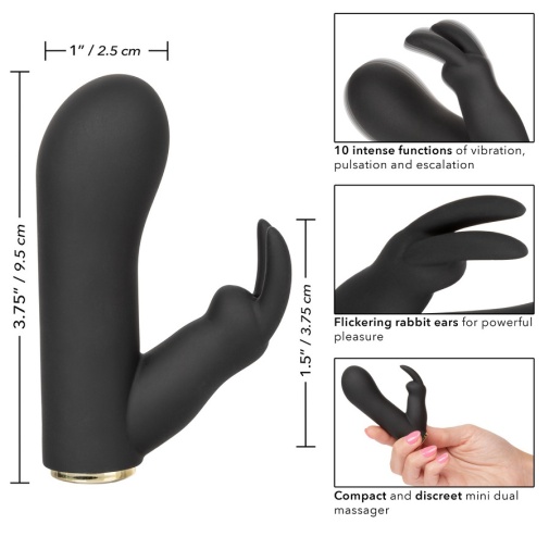 CEN - Raven Bunny Vibrator - Black photo